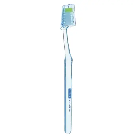 DENTAID Щётка зубная Vitis Sensitive в твердой упаковке - 1