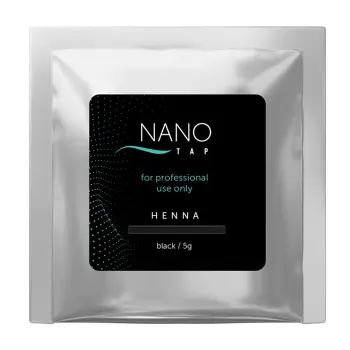Хна для бровей в саше, черный / NanoTap dark 5 гр