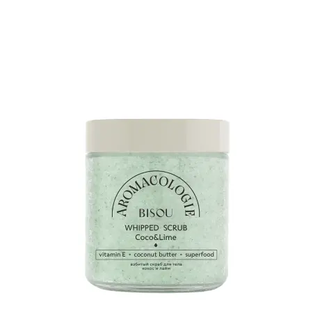BISOU Скраб взбитый для тела Кокос-лайм / BISOU Aromacologie 250 мл - 1