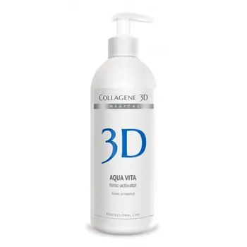 MEDICAL COLLAGENE 3D Тоник-активатор для активации биопластин и аппликаторов / Aqua Vita 500 мл, фото 3