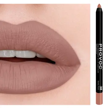 PROVOC Подводка гелевая в карандаше для губ, 38 карамельный / Gel Lip Liner Barely There, фото 4