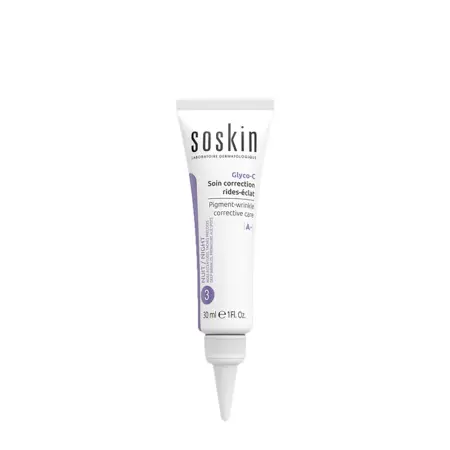 SOSKIN Крем ночной против морщин и пигментации / A+ Pigment-wrinkle corrective care Glico-C 30 мл - 1