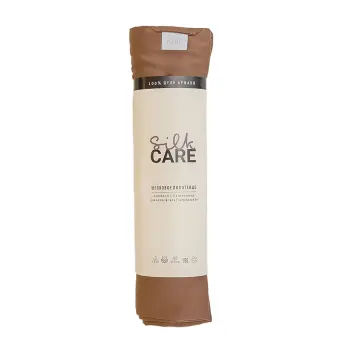 SILK CARE Полотенце шелковое для волос и тела шоколадное 120х60 см / Silk Care, фото 1